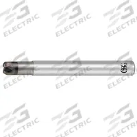 OSG Corner Radius End Mill: Carbide, WXS Coated, 4 Flute, 8 mm Mill Dia, 3.5 mm LOC, 2 mm Rad (MPN 457008011)