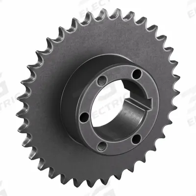 TSUBAKI Sprocket: For 40 Chain, 35 Teeth, 5.578 in Pitch Dia, 5.855 in Outside Dia - Size 40 Bushed-Bore Roller Chain Sprockets