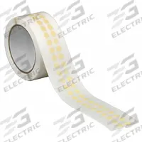 3M Painter's Tape: 2380, Tan, Disc, 3/4 in Pre-Cut Dia, 7.5 mil Thick, Rubber, Crepe Paper. Key specifications — Series: 2380; Brand: 3M; Backing Material: Crepe Paper; For Location: Indoor; For Surface Type: Metal; Manufacturer Part Number: 2380.