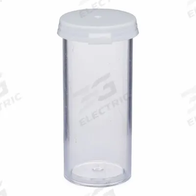 APPROVED VENDOR Vial with Cap: Sample, Polystyrene, 18.48 mL, 28.6 mm Body Dia, Non-Sterile - Plastic Lab Vials