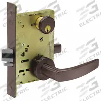 SARGENT Door Lockset: Classroom Lever Locksets, Bronze, ADA Compliant (MPN 8237 LNB 10B). Key specifications — Ligature Resistance: Not Ligature-Resistant; Brand: SARGENT; Lockset Function ANSI Code: F05; Visual Indicator Message: No Message; Lockset Style: Single Cylinder Without Deadbolt; ADA Compliant: Yes; Finish: Dark Oxidized Satin Bronze, Oil Rubbed : Bronze.