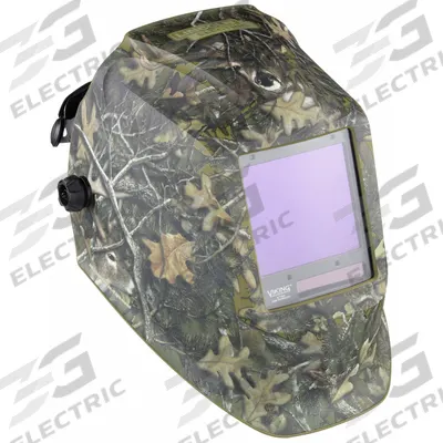 LINCOLN ELECTRIC Welding Helmet: Auto-Darkening, 4 Arc Sensors, Graphics, Camouflage - Auto-Darkening Welding Helmets - Graphic
