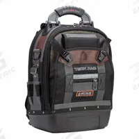 VETO PRO PAC Tool Bag: 13 in W 10 in D 19 1/2 in H, Polypropylene/PVC Nylon, Black/Brown/Gray, Nylon (MPN Tech Pac). Key specifications — attr1116432: VETO PRO PAC; attr1116408: Black.