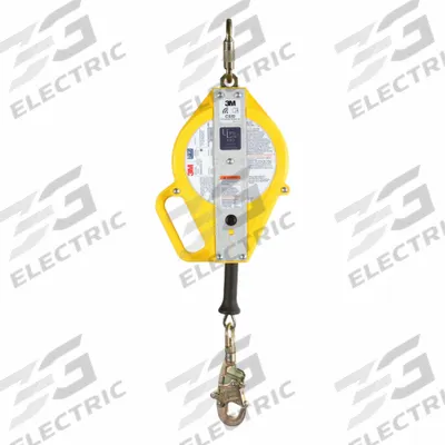 DBI-SALA Self Retracting Lifeline: Harness Stainless Steel Swivel Snap Hook, 50 ft Line - Mounted SRLs for Rescue