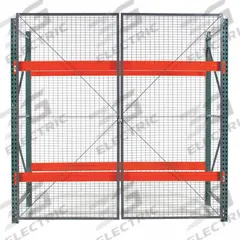WIRECRAFTERS Door Kit: 1 Bays, 120 in x 1 1/4 in x 120 in, 10 ga, Steel, Powder Coated, Gray (MPN RDH1010). Key specifications — attr36337: WIRECRAFTERS; attr37658: Steel; attr37662: (2) Bi-Parting Doors; attr37663: Yes; attr37664: Powder Coated; attr37667: Gray.
