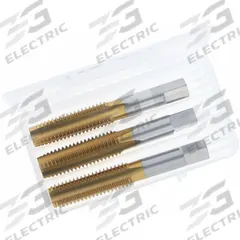 CHICAGO-LATROBE Tap Kit: M14x2 Metric, D7 / 6H, 4 Flute, TiN Coated High Speed Steel (MPN 343514). Key specifications — attr1300563: (1) Taper Tap.