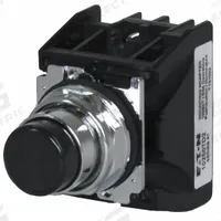 EATON Hazardous Location Push Button: 30 mm, Metallic, Extended Profile, 1NO/1NC (MPN 10250T708B). Key specifications — Manufacturer Part Number: 10250T708B; Product Type: Push Button Operators; Series: 10250T; Brand: EATON; AC Contact Rating: 10 A @ 600 V; Action: Momentary; DC Contact Rating: 2.5 A @ 250 V; Operator Illumination: Non-Illuminated.