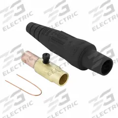 Single Pole Inline: Female, Black, 600V AC/600V DC, 300 A, Crimp Tube Termination, 16 Series (MPN 16D35-UE). Key specifications — Gender: Female; Series: 16; Brand: LEVITON.