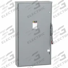 SQUARE D Safety Switch: Non-Fusible, 400 A, Single Phase, 240V AC, Galvanized Steel, Indoor/Outdoor (MPN HU265R). Key specifications — attr867131: SQUARE D.