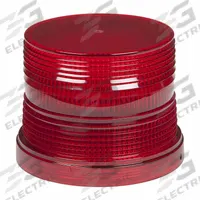 GROTE Replacement Lens: Round, Beacon Light, 3 in Ht - Vehicle Lighting, 4 in Wd - Vehicle Lighting (MPN 98282). Key specifications — Material: Polycarbonate; Compatible Light Type: Beacon Light; Brand: GROTE.