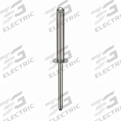 POP AVDEL Blind Rivet,2 10/21" L,0.186" dia,PK100: Inch, 2 15/32 in Overall Lg, 1 11/64 in Body Lg - Domed-Head Blind Rivets