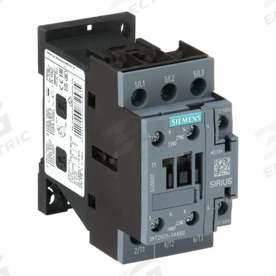 Siemens Magnetic Contactor: Non-Reversing, 3 Poles, 3NO Contacts, 17 A - Non-Reversing IEC Contactors