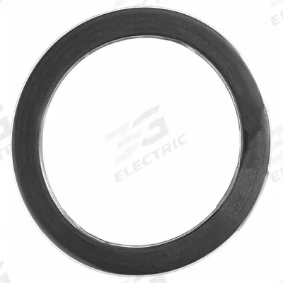 USA INDUSTRIALS Cam and Groove Gasket: 2 1/2 in For Coupling Size, Black, 1 in Outside Dia - FEP Cam & Groove Gaskets