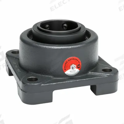 MOLINE BEARING 4 Bolt Flange Bearing: Spherical Roller, 4 in Bore, Cast Iron - Flange-Mount Spherical Roller Bearings