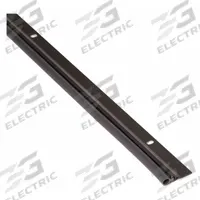 NATIONAL GUARD Door Weatherstripping: Bulb Insert, 7 ft Lg, 1 1/4 in Wd, 1 1/16 in Ht (MPN 160SDKB-84). Key specifications — Insert Material: Silicone; Flange Material: Aluminum; Brand: NATIONAL GUARD.