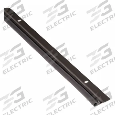 NATIONAL GUARD Door Weatherstripping: Bulb Insert, 7 ft Lg, 1 1/4 in Wd - Metal Leaf Weatherstripping