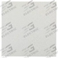 ARMSTRONG Ceiling Tile: 5488P4WH, Metalworks, 24 in x 24 in, Square Lay-In, 15/16 in Grid Size, 8 PK. Key specifications — Sub-brand: METALWORKS(TM) SecureLock(TM); Display Sell UOM: PK; Material: Galvanized Steel; Color: White; Application: Hospitality; Resistance Properties: Tamper Resistant; Series: Metalworks; Edge Type: Square Lay-In.