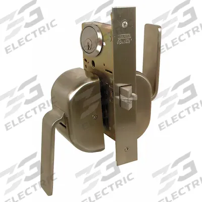 LIFE SAVER Door Lockset: Office Paddle Locksets, Stainless Steel, ADA Compliant (MPN 5PDDW/32D)