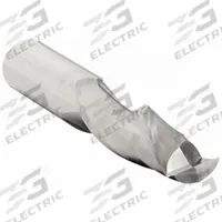 CLEVELAND Square End Mill: Carbide, 2 Flute, 7/8" Mill Dia, 3" LOC, 6" OAL (MPN C61077)