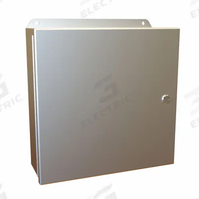 HAMMOND Electrical Enclosure: Aluminum, 12 in x 12 in x 4 in, NEMA 12/13/3R/4/4X - Aluminum Enclosures