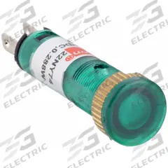 DAYTON Flush Panel Light: 5/16 in Panel Mounting Hole Dia, LED, Flush Head (MPN 22NY74). Key specifications — Brand: DAYTON; Electrical Connection: 0.11 Male Quick Disconnect.