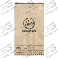 HOOVER COMMERCIAL Vacuum Bag: Hoover Commercial, CH95519, Dry, Paper, 5-Ply, HEPA, AH10330. Key specifications — Compatible Vacuum Brand: Hoover Commercial; Bag Pickup Type: Dry; Bag Material: Paper; Ply Count: 5-Ply; Brand: HOOVER COMMERCIAL; Compatible Vacuum Manufacturer Part Number: CH95519; Manufacturer Part Number: AH10330.