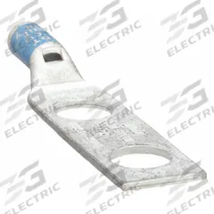 Compression Lug: For 6 AWG, Stranded Wire, 3/8 in Stud Size, Std, Copper Barrel (MPN YA6CL2TC38). Key specifications — Inspection Hole: Yes; For Wire Type: Stranded; For Wire Sizes: 6 AWG; Brand: BURNDY; Manufacturer Part Number: YA6CL2TC38.