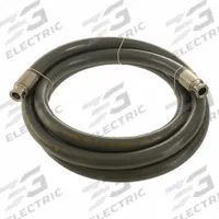 Suction and Discharge Hose: 3/4 in Hose Inside Dia., 10 ft Hose Lg, 150 psi, Grey, Coupled Assembly (MPN K6158-12-10TC). Key specifications — Brand: KURIYAMA; Temp. Range: 25° to 150°F; Hose Color: Grey.