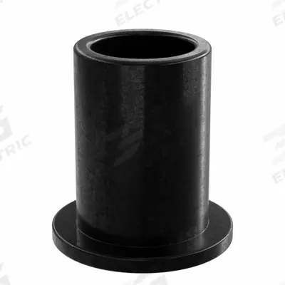 OILITE Flanged Sleeve Bearing: PEEK, 3/8 in Bore, 1/2 in OD, 3/4 in Overall Lg - Low-Friction Plastic Flanged Sleeve Bearings