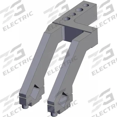 SMC Cylinder Arm: Mfr Part # CKZT40-A045LB, Fits 40 mm Bore Dia, CKZT - Accessories for Compact Power Clamp Cylinders