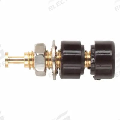 POMONA Banana Jack: 7/8 in Lg, 5 A Max Current Measurement - Shorting Bar Pin Tip Plugs