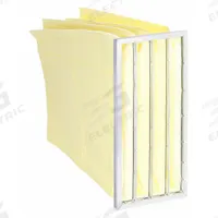 GRAINGER Pocket Air Filter: 24 in x 12 in x 30 in, MERV 14, Yellow, Synthetic, 4 Pockets (MPN 5M377). Key specifications — Display Sell UOM: EA; Brand: GRAINGER; Media Material: Synthetic; Performance Rating: MERV 14.
