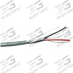 CAROL Power Limited and Communication Cable: 500 ft Cable Lg, 7 Strands, 18 AWG, Riser, Comm Cable (MPN E2033S.18.10). Key specifications — Application: Audio Systems; Fire Rating: Riser; Insulation Material: S-R PVC; Jacket Material: PVC; Manufacturer Part Number: E2033S.18.10; Product Type: Communication Cable; Shielding Material: Overall Flexfoil Polyester Supported Aluminum Foil; Brand: CAROL.