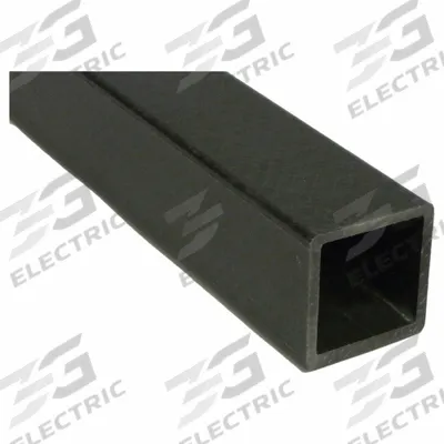 FIBERGRATE Fiberglass Square Tube: 2 1/8 in Outside Ht, 0.188 in Wall Thick, 7 ft Overall Lg - Structural Rectangular Fiberglass Tubes