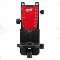 MILWAUKEE Rotary Laser Wall Mount: Black/Red, Rotary Laser Wall Mount, 15 in Overall Ht, Plastic (MPN 48-35-3702). Key specifications — attr935972: MILWAUKEE; attr937993: Rotary Laser Wall Mount; attr940214: Red; attr940218: Rotary Laser Levels; attr940221: Wall Mount Only; attr940223: Plastic; attr940229: 5/8"-11.