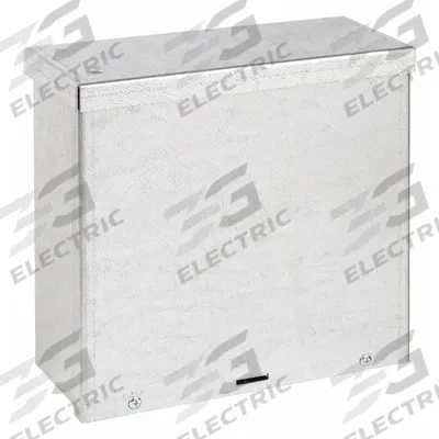 WIEGMANN Enclosure: Steel, 18 in x 18 in x 6 in, 3R, Solid Cover, Screw On, Included - Steel Enclosures with Screw-On Covers