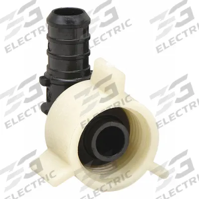 ZURN Barbed Fitting Elbow: 1/2 in ID x 1/2 in Pipe Size, Barbed x FNPT, Polymer - Crimp-On Polymer Barbed Tube Fittings
