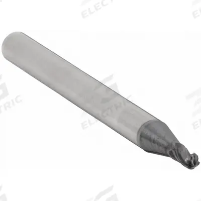 APPROVED VENDOR Ball End Mill: Carbide, AlTiN Coated, 4 Flute, 1/32" Mill Dia, 1/16" LOC - General Purpose Carbide Ball End Mills