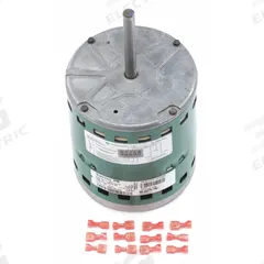 GENTEQ Direct Drive Blower Motor: Evergreen® CM, 48 Frame Size, Belly Band, ECM, Open Air Over (MPN 6707). Key specifications — Brand: GENTEQ; Manufacturer Part Number: 6707; ECM Motor Type: Constant Torque; External Control Type: Building Management System Low Voltage Controller; Features: Multi-Speed (5 Taps @ 24vac); Frame Size: 48; Full Load Amps @ 60 Hz: 6.0/4.9 A; Includes: Voltage Plugs.