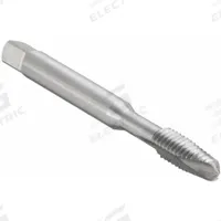 CLEVELAND Spiral Point Tap: 1/4"-20 UNC, H2 / 2B, 2 Flute, Plug Chamfer, High Speed Steel (MPN C57404)