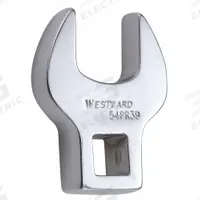WESTWARD Crowfoot Socket Wrench: Alloy Steel, Chrome, 3/8 in Drive Size, 11/16 in Head Size (MPN 54PR39). Key specifications — attr309661: Alloy Steel; attr309662: Chrome; attr324934: WESTWARD.