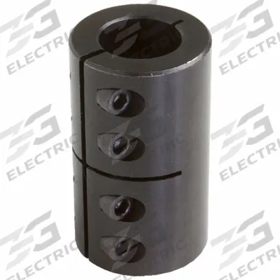 CLIMAX METAL PRODUCTS Rigid Shaft Coupling: 1 in Bore Dia 1, 1 in Bore Dia 2 - One-Piece Rigid Shaft Couplings