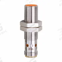 IFM Inductive Cylindrical Proximity Sensor: Built-in Connector, Shielded, 3 Wires, 4 - Pin M12, PNP (MPN IFS204). Key specifications — Brand: IFM; AC Supply Voltage Rating: Not Rated; DC Supply Voltage Rating: 10-30V DC.