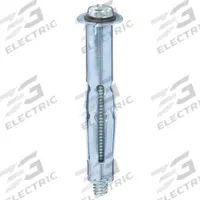 Wall Anchor: 3/16 in Dia, 3 in Overall Lg, Steel, Plain, Steel, Plain, 50 PK (MPN U30537.018.0300). Key specifications — Compatible Material: Drywall; System of Measurement: Inch; Brand: APPROVED VENDOR; Finish Type: Plain.
