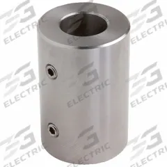 CLIMAX METAL PRODUCTS Rigid Shaft Coupling: 1/4 in Bore Dia 1, 1/4 in Bore Dia 2, Round, One-Piece (MPN RC-025-S). Key specifications — attr870032: Round; attr870041: No; attr870034: CLIMAX METAL PRODUCTS; attr870070: Inch; attr925532: Same Bore Dimensions.