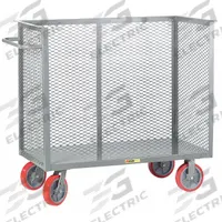 LITTLE GIANT Stock Cart: 3,600 lb, Flush Lip, 30 in L x 55 in W x 47 in H Overall Dim., 1 Shelves (MPN CA-3048-8PPY). Key specifications — Shelf Adjustability: Fixed; Brand: LITTLE GIANT; Color: Gray; Caster/Wheel Configuration: (2) Rigid.