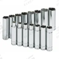 SK PROFESSIONAL TOOLS Socket Set: 1/2 in Drive, 15 Piece, 6-Point, Metric, 10 mm to 24 mm (MPN 1945). Key specifications — attr1224269: 1/2 in; attr1204685: Not Tether Capable; attr1204650: 10 mm to 24 mm; attr1204673: Socket Bits Not Included; attr1204688: SK PROFESSIONAL TOOLS; attr1224230: Friction; attr1206170: Deep Sockets.