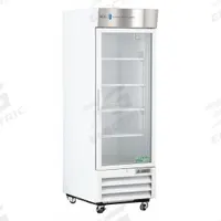 AMERICAN BIOTECH SUPPLY Lab Refrigerator: 23 cu ft, Upright, 1°C to 10°C, 34 3/4 in Overall Dp, Temp (MPN ABT-HC-LS-23). Key specifications — Door Opening Style: Right; Color: White; Alarm Type: Temperature; Manufacturer Part Number: ABT-HC-LS-23; Brand: AMERICAN BIOTECH SUPPLY; Product Type: Lab Refrigerator; Door Type: Swing Glass; Refrigerant Type: R-290.