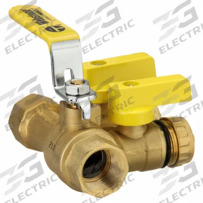 WEBSTONE Purge and Fill Valve: 3/4 in, Brass, 600 psi Max. Op Pressure, Full Port Ball Port - Brass Purge & Fill Valves