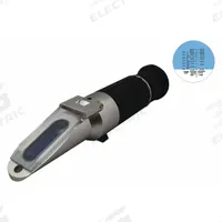 LAXCO, INC Refractometer: +/-0.5% Accuracy, Auto, Analog, 7 1/2 in Overall Dp, 1 in Overall Wd (MPN RHA-200ATC). Key specifications — Brand: LAXCO, INC; Accuracy: +/-0.5 %; Automatic Temperature Compensation Included: Automatic; Resolution: .01 SG; Test Parameters: Ethylene Glycol Freeze Point.